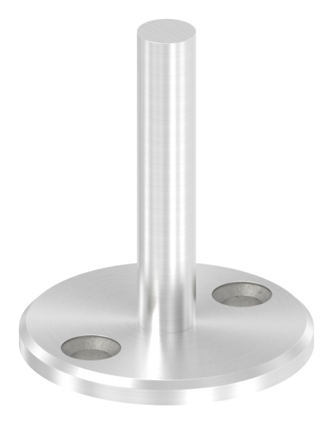 Handlaufstuetze V2A Ronde Ø 60 x 5 mm- Stift Ø 12 mm- Hoehe 70 mm anschraubbar-88-1150342.240
