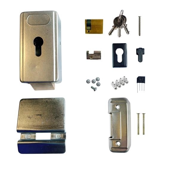 Elektroschloss fr Flgeltore und Drehtore als komplettes Set-89-11LOCK10-A.4