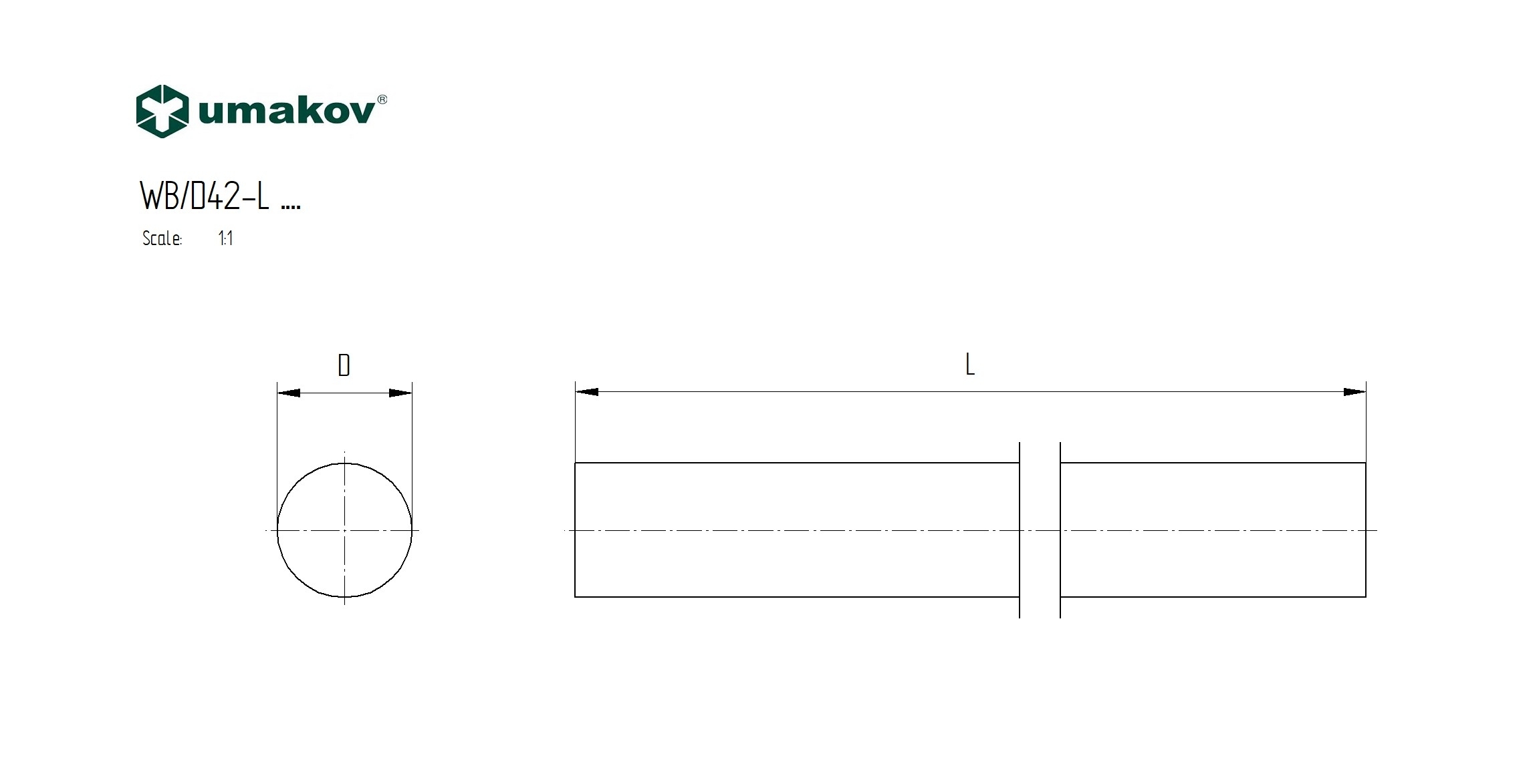 Handlauf Buche Ø 42 mm L=2000 mm roh unbehandelt-89-11WBD42L2000-A.4