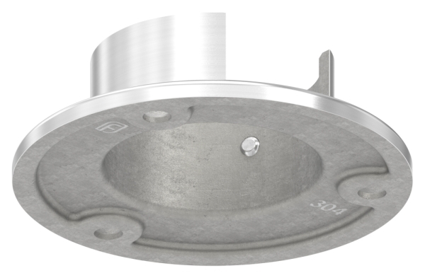 Wandbefestigung fuer Nutrohr Ø 48-3 mm   - V2A-12-2326.4