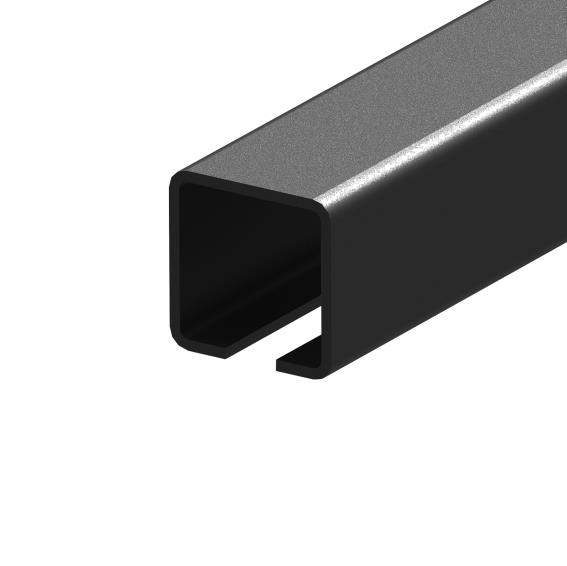 Laufschiene Stahl roh 60 x 60 x 4 mm L=6000 mm fr Schiebetore-89-11H0260X60FE6000-A.4