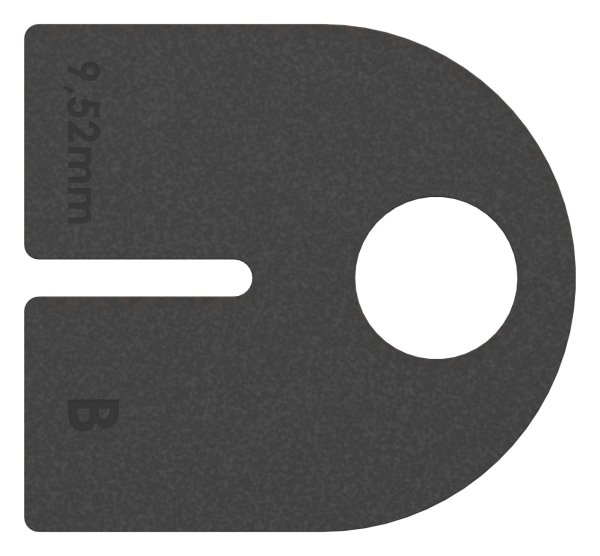 Gummieinlage Gummi fuer Glas 9-52 mm fuer Glasmodell 25-88-1125095.GU