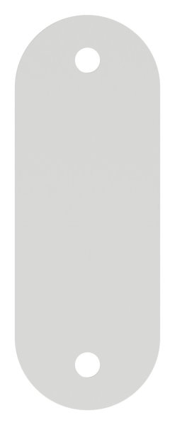 Alu-Kurzschild - Masse- 32x87x8 mm - Aluminium EV1-12-3034.6