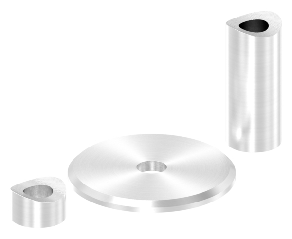 Wandbefestigung Edelstahl V2A fuer Rohr Ø 42-4 mm- Wandabstand 49 mm-88-1157608.240