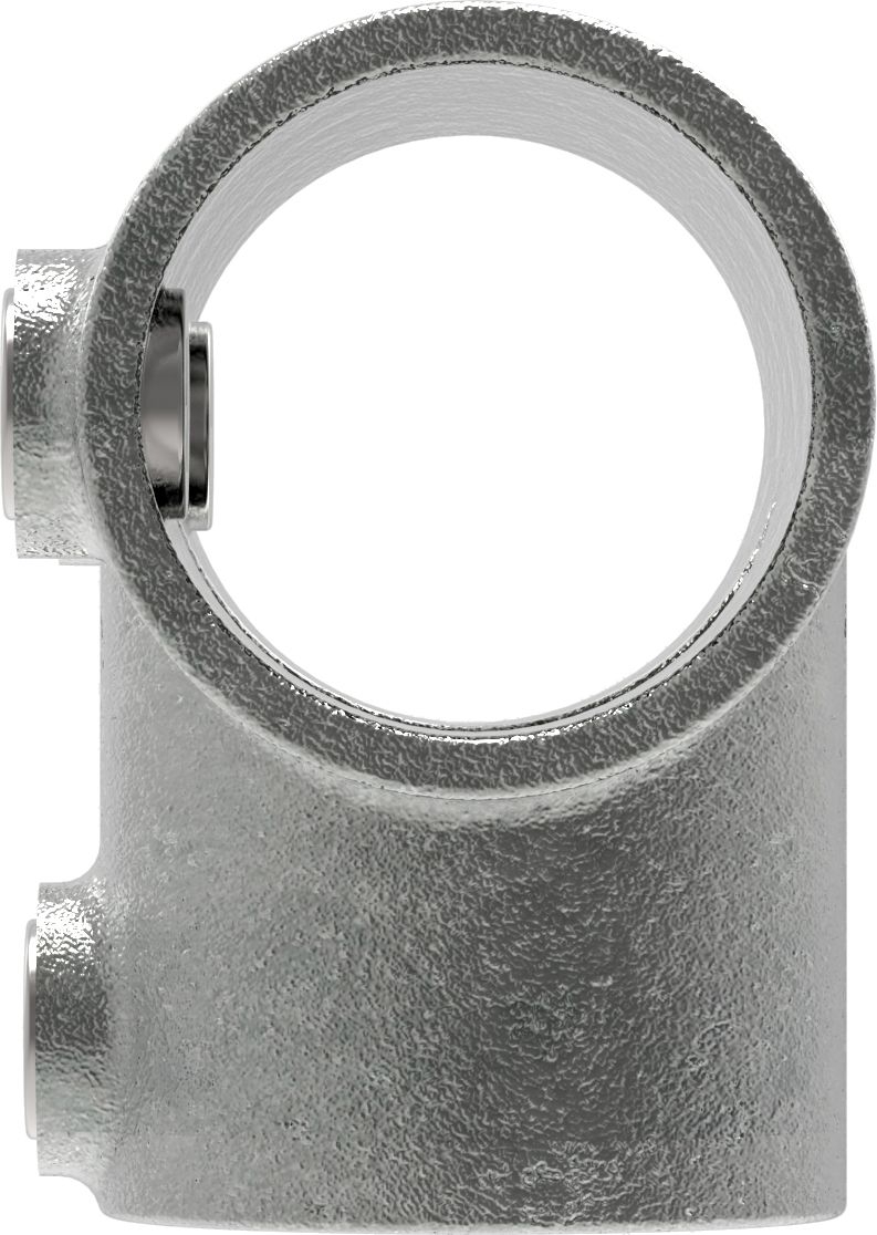 Rohrverbinder - T-Stueck lang - 104E60 - 60-3 mm - 2- - Feuerverzinkt u. Elektrogalvanisiert-104E60