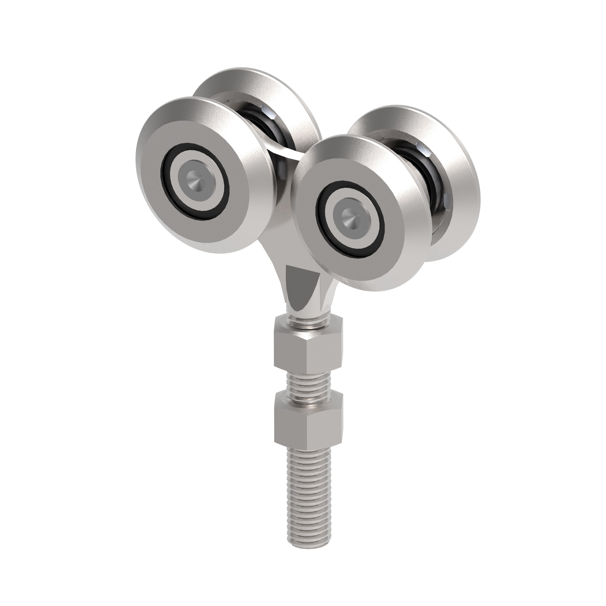 Rollenapparat 4 Rollen Stahl verzinkt fr Profil 57x67 mm M20 Tragkraft 700 kg-89-11H0857X67-A.4