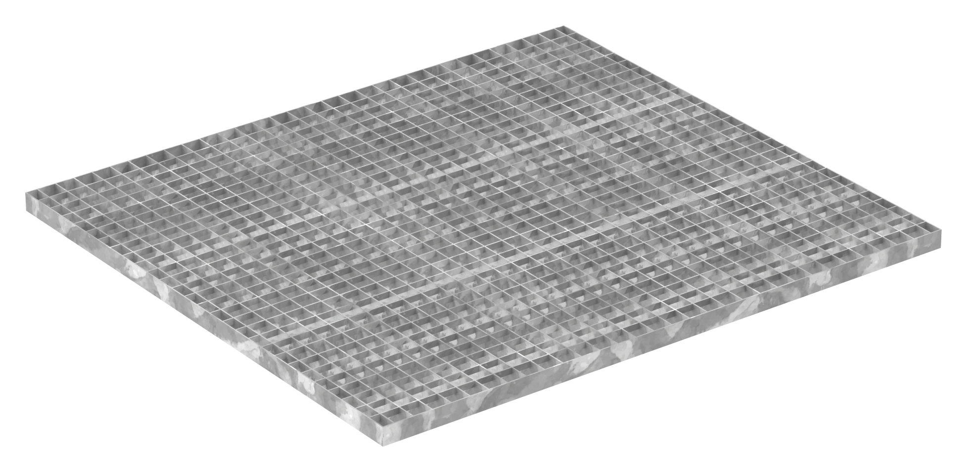 Industrie-Gitterrost - Masse- 900x1000 mm; 30-30 mm; 30-2 mm - S235JR -St37-2- im Vollbad feuerverzinkt-21-9010030302.7