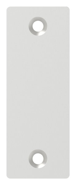 Alu-Kurzschild - Masse- 32x87x7 mm - Form- vierkant - Aluminium EV1 - AMF Artikel- 15867-12-3038.6