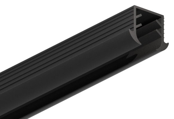 Gummieinlage - fuer Glas- 11-52-13-52 mm - fuer Nut- 24x24 mm - Laenge- 3000 mm - Kautschuk-12-2051.0