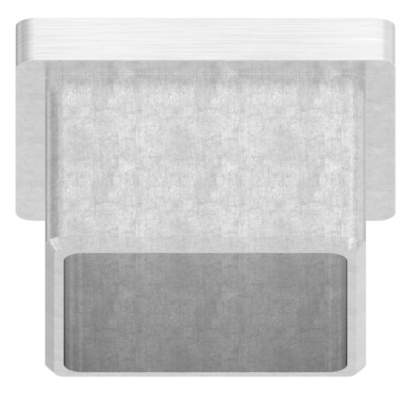 Endkappe fuer Rohr 40x40x3-0 mm zum Kleben V4A-11-2412.1