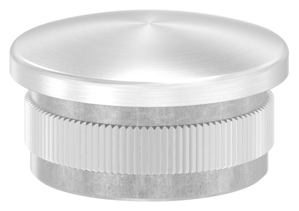 Rohrstopfen fuer Ø 33-7x2-0 mm leicht gewoelbt zum Einschlagen V2A-11-5210.4