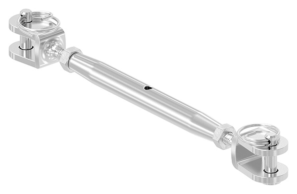 Wantenspanner - Gabel-Gabel - Gewinde M4 - V4A-11-2889.1
