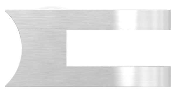Glasklemme 50x40x26 mm AbZ fuer Anschluss Ø 33-7 mm V4A-10-2133.1ABZ