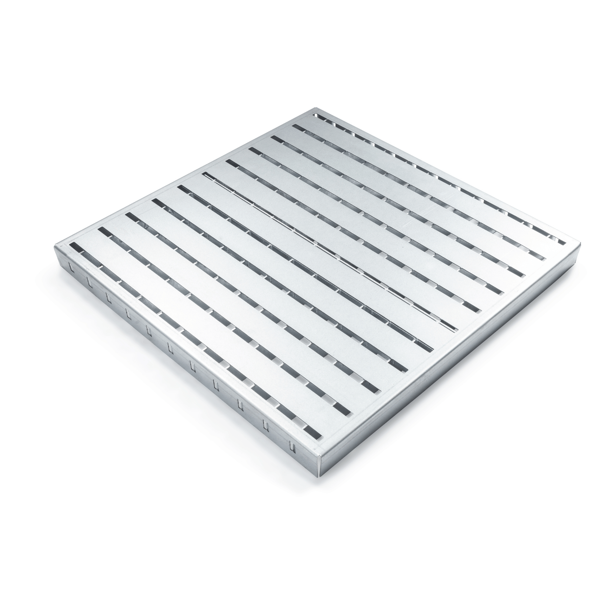 Barfussrost 1000 Ø 250 mm- verzinkt  Sockelabdeckung fuer Hausumrandung - Tragstab 25-2 mm-22-SEPGRATE-10025252.BARF