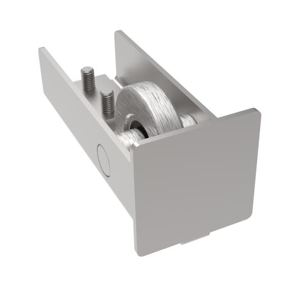Bodenfuehrungsset ECO Stahl feuerverzinkt fuer Vierkantprofil 70x70 mm-89-11SV70X70ECO-A.4