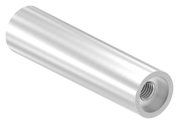 Wandhalter Edelstahl V2A Laenge 100 mm M10 Innengewinde geschliffen Korn 240-88-1151410-240-00.100