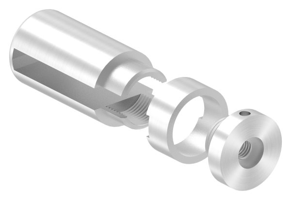 BRENK-fix® Grundhalter fuer Flachstaebe 50 x 8mm- V2A-88-11BR-F508M8.V2A