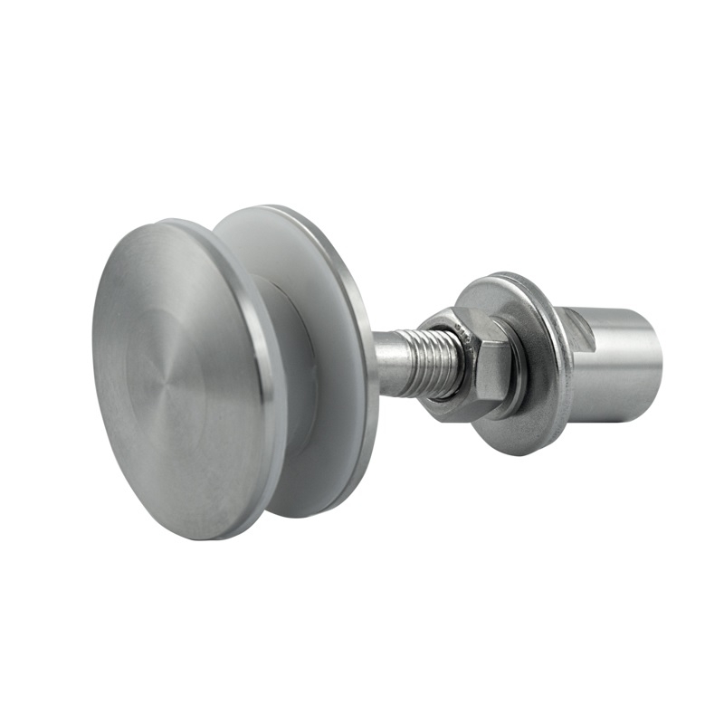 Edelstahl Glashalter Punkthalter Kugelgelenk fuer Fassade AISI 304 geschliffen-89-11GS304ZAR55-A.4