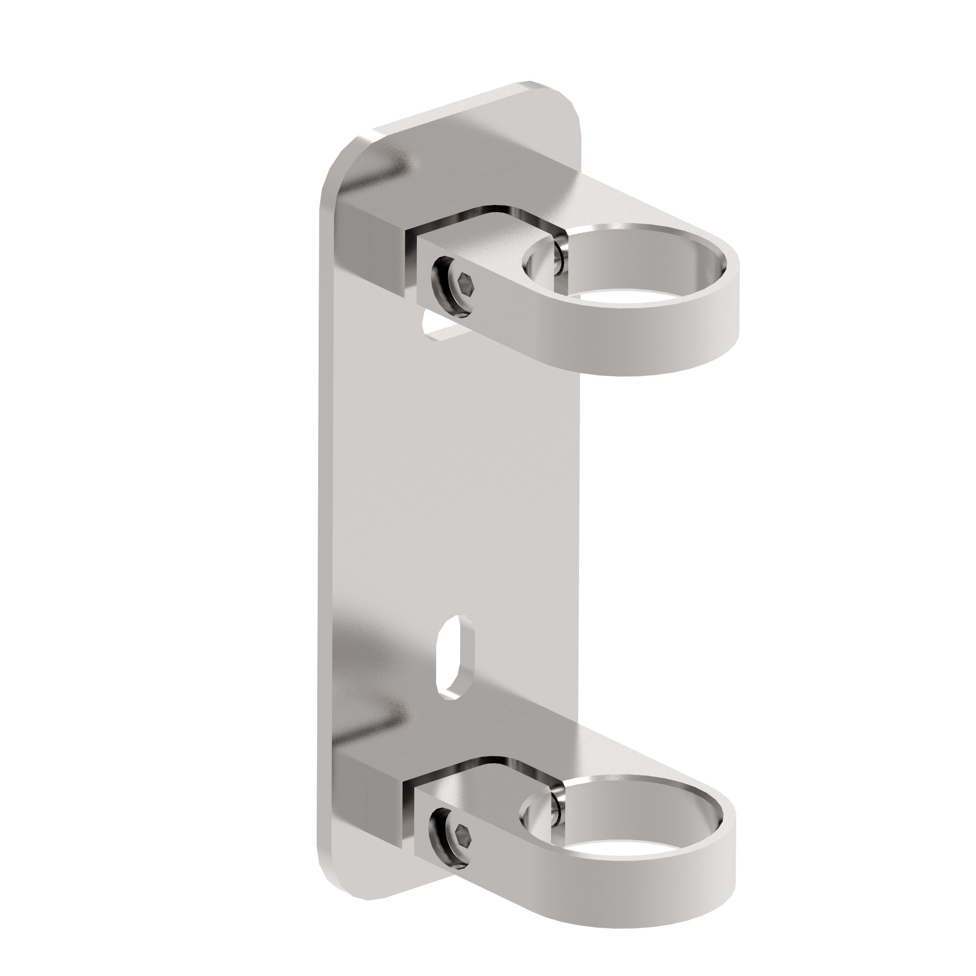 Wandflansch Edelstahl AISI 304 L 180 mm Ø 81-5 mm fuer Pfosten-89-11A642180X70-A.4