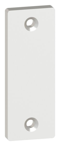 Alu-Kurzschild - Masse- 32x87x7 mm - Form- vierkant - Aluminium EV1 - AMF Artikel- 15867-12-3038.6