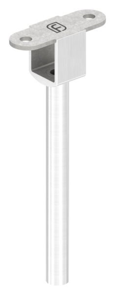Stift mit Anschlussplatte fuer LED-Handlauf- hohl- V2A-88-11LED-NU-01-240.KD