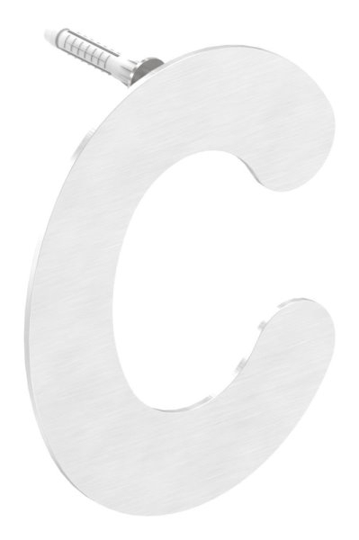 Buchstabe c - klein - Masse- 110 mm x 155 mm - V2A-11-8062.4