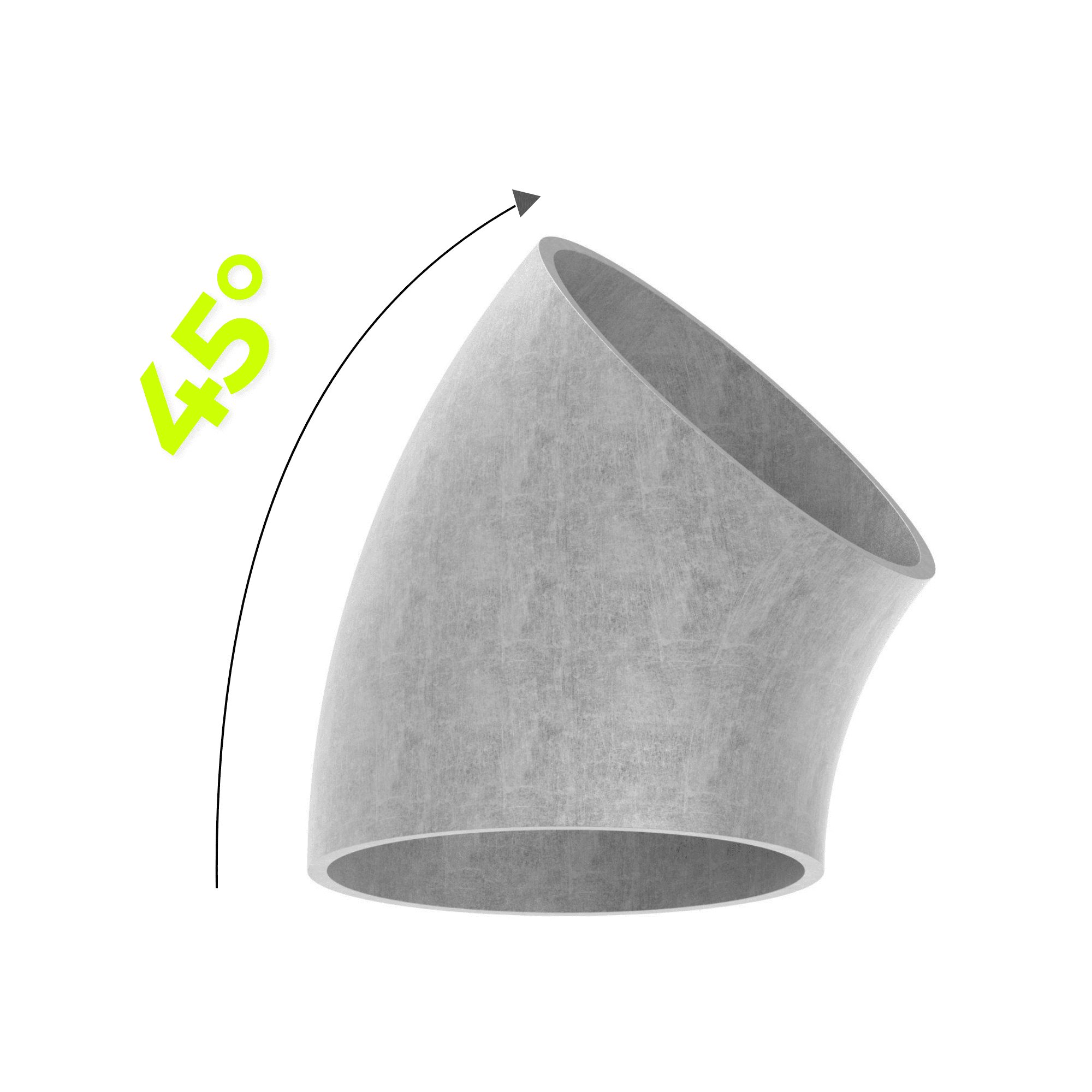 45° pipe bends, Type 3 | Standard radius