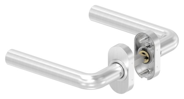 Tuerdrueckerpaar V2A  inklusive 8 mm Drueckerstift-11-3981.4