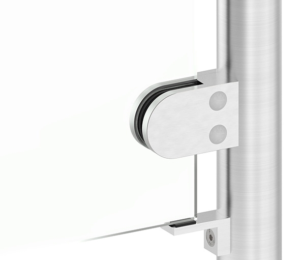 Halteboden fuer Glas Anschluss Ø 42-4 mm - Edelstahl V2A-10-5308-4-1.3