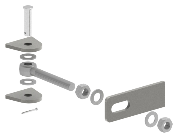 Torband M20- feuerverzinkt- Bolzen V2A-88-11122.M20