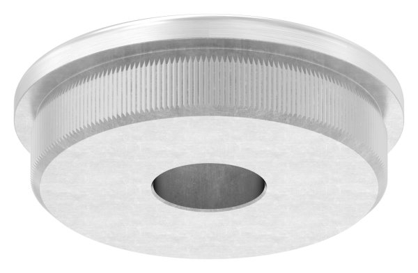 Rohrstopfen fuer Ø 42-4x2-0 mm leicht gewoelbt zum Einschlagen mit Bohrung 12-1 mm V2A-11-5081.4