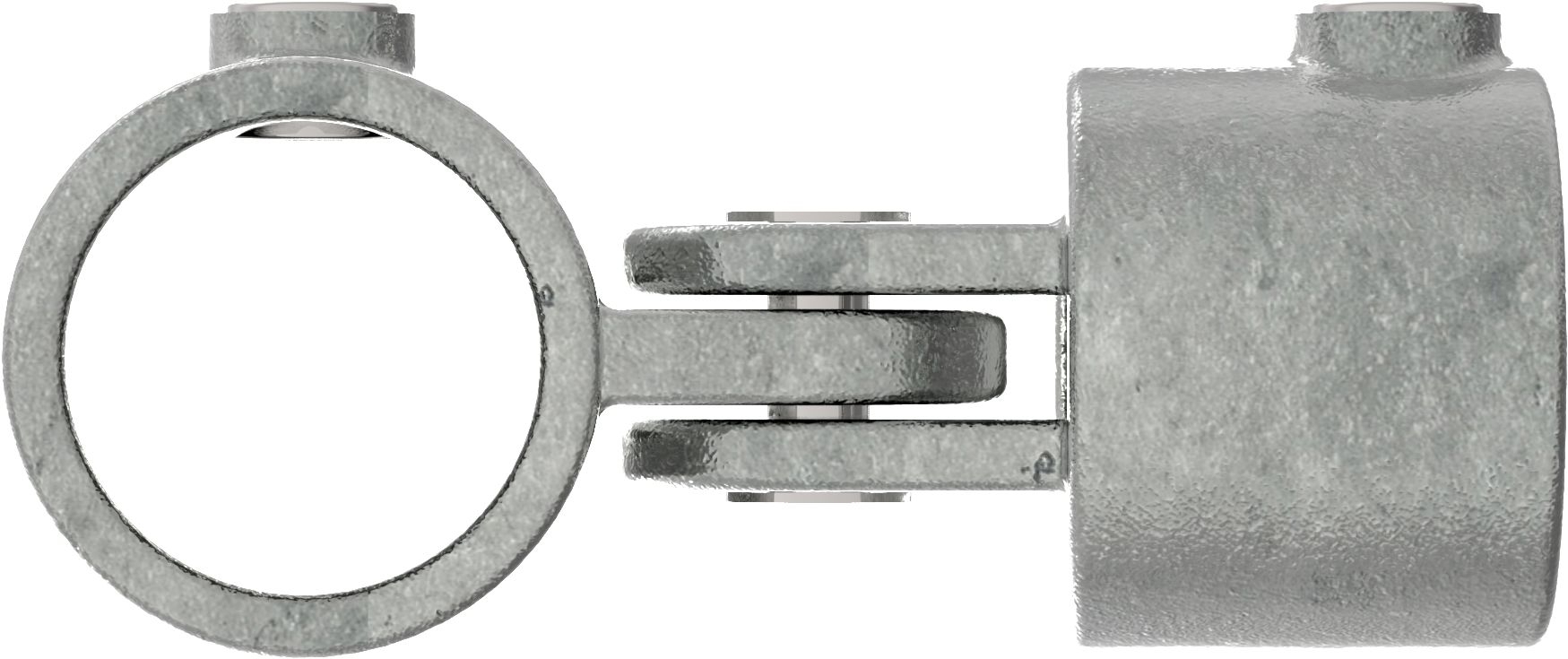 Rohrverbinder - Gelenkstueck einfach - 173A27 - 26-9 mm - 3-4- - Feuerverzinkt u. Elektrogalvanisiert-173A27