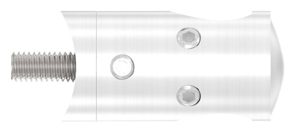 Querstabhalter V2A Edelstahl – 90° Aussenecke fuer Anschluss 42-4 mm passend fuer Rundstaebe 12 mm inkl- Maden- - Befestigungsschrauben-88-1150400-240A.AE