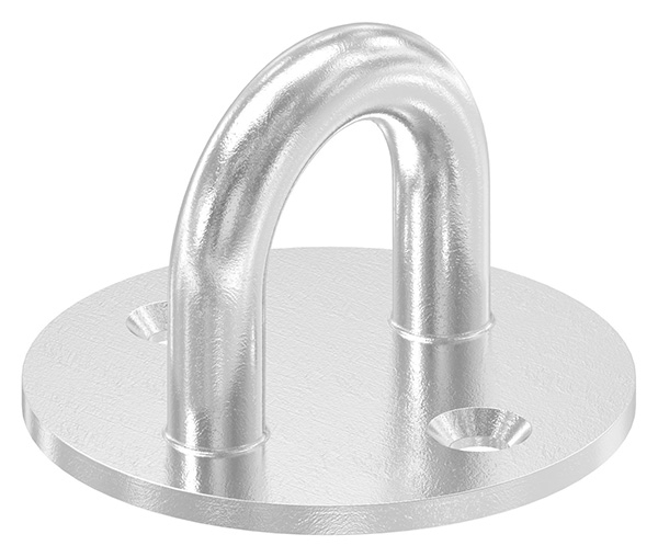 Befestigungsoese - Ø Oese- 8 mm - Platte- Ø 50 mm - V4A-11-2940.1