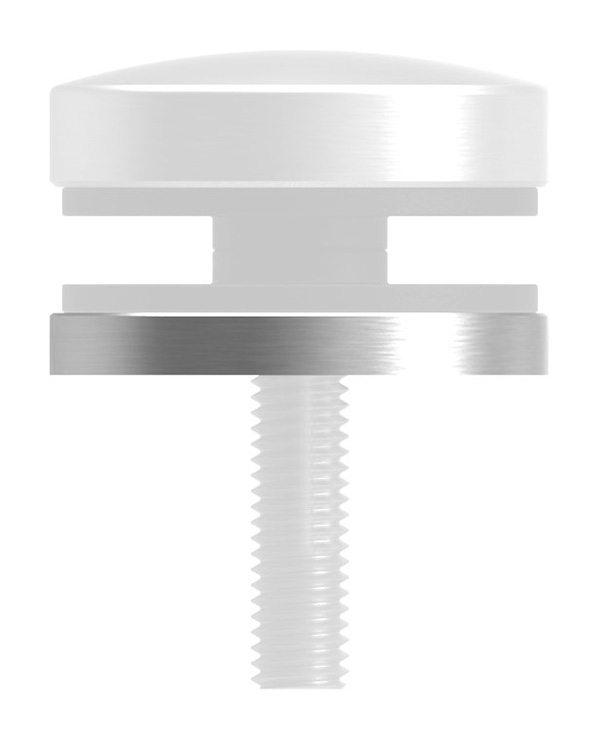 Glaspunkthalter-Unterteil Ø 40 mm- V2A- Hoehe- 5 mm-10-5041.4UT5