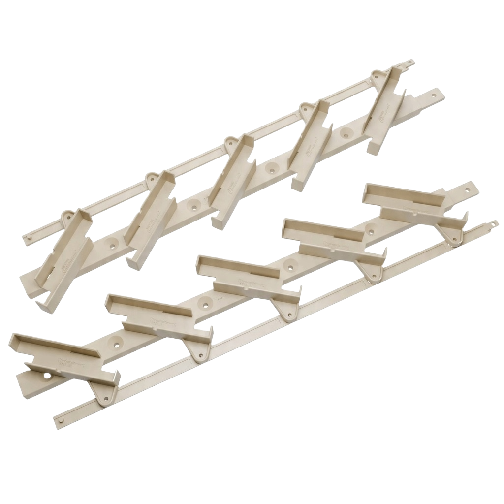 Jalousiesystem Kunststoff L 440 mm Beige Paar-89-11FGSWS440PVCBEIGE-A.4