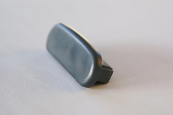 Endkappe fuer Kunststoffhandlauf fuer 40 x 8mm- stratosanthrazit glanzeffekt-88-11EK-F408.502