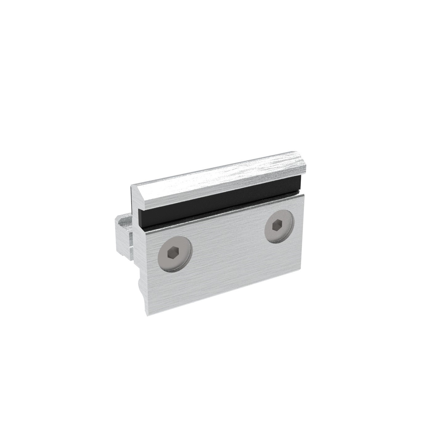 Glasklemme fuer Verglasungsprofil GS-ZP-002 Aluminium roh-89-11GSZPL02-A.4