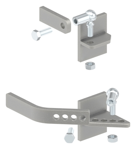 Hebetorbeschlag f- Befestig- an Metallpfosten-88.113836