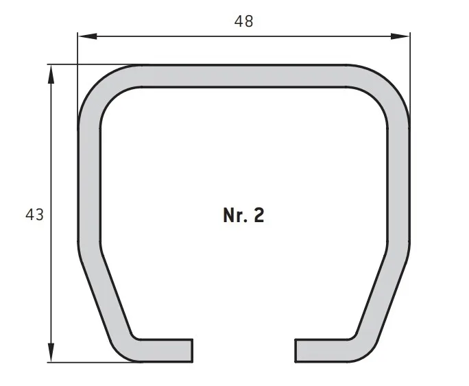 Sliding gate fitting 2 | Gate weight per leaf up to 400 kg