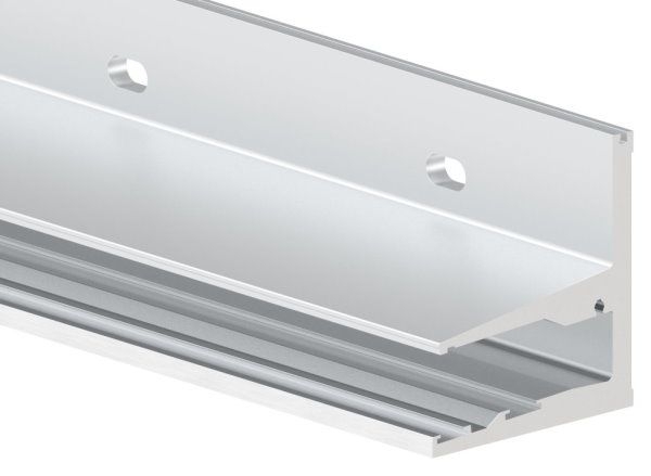 Glas-Vordach Komplettpaket Eleganza Canopy 2005mm - Inkl- VSG-Glasscheibe - Statik - Edelstahl-Optik-88-11VDE-CANOPY-2005.EV1