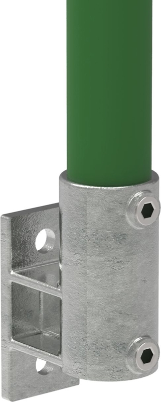 Rohrverbinder - Wandhalter Platte vertikal - 144B34 - 33-7 mm - 1- - Feuerverzinkt u. Elektrogalvanisiert-144B34