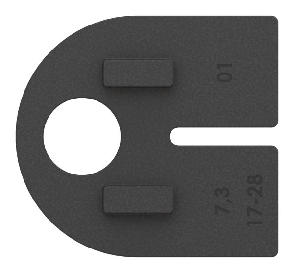 1 Paar Gummis zu Glasklemme 63x45x28 mm AbZ fuer 1-5 mm Blech-10-2201ABZ.0