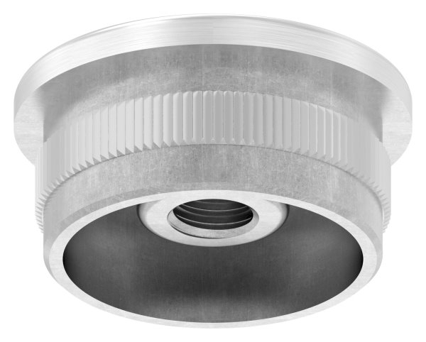 Rohrstopfen fuer Ø 33-7x2-0 mm flach mit M8 zum Einschlagen V2A-11-5240.4