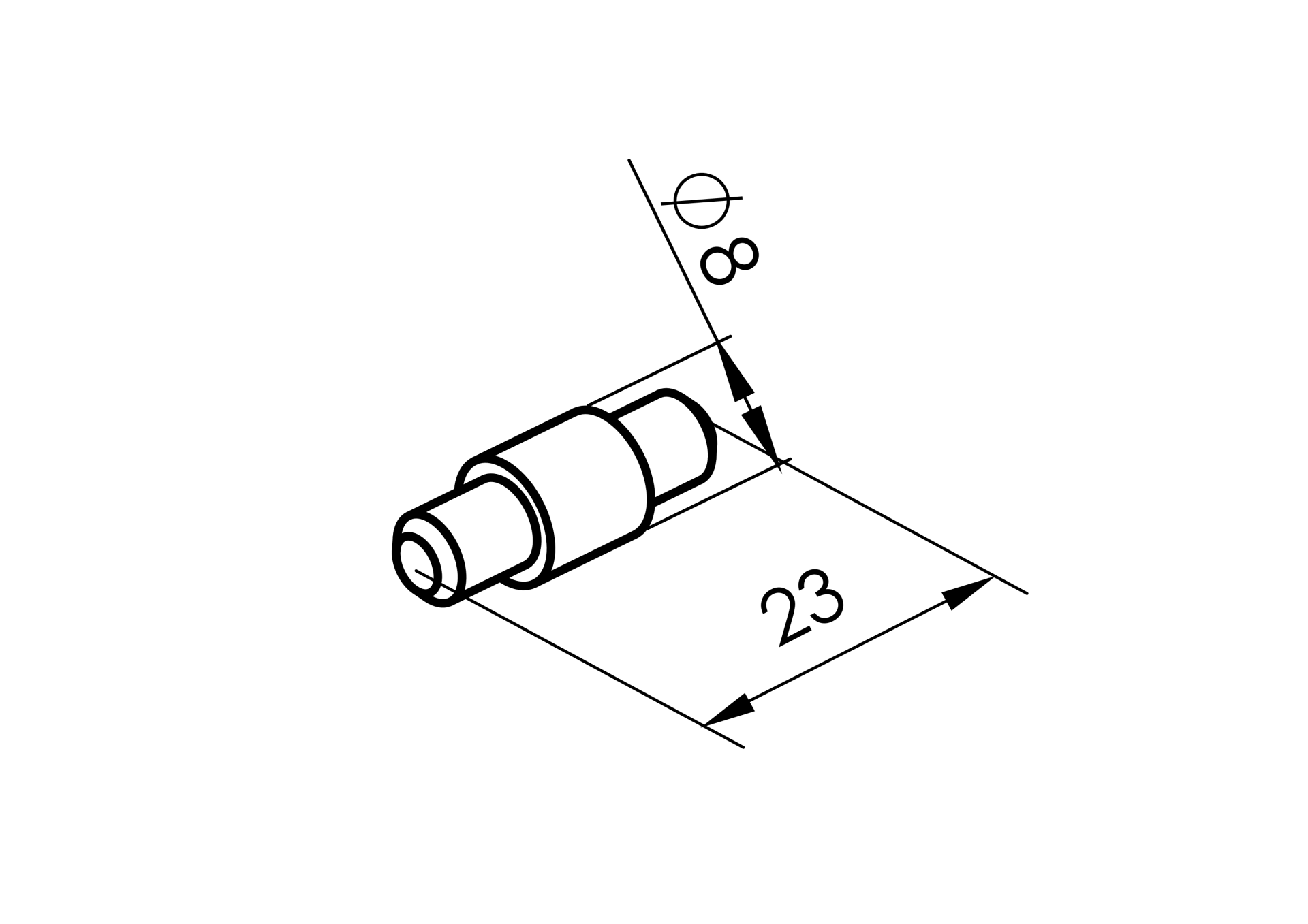 Glashalter Edelstahl AISI 304 fuer Glas 6-10-76 mm satiniert Model 23-25-25P-89-11A195015023-A.4