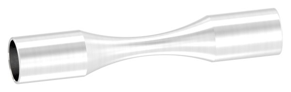 Rundstabverbinder V2A fuer Ø 12 mm Rund L 80 mm Ø 14 mm zum Biegen- verjuengt-11-1633.4