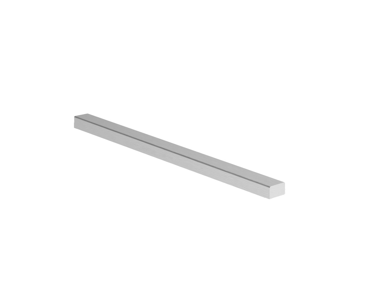 Endkappe fuer U-Profil Edelstahl V2A geschliffen L=200mm-89-11A6900024CAP-A.4