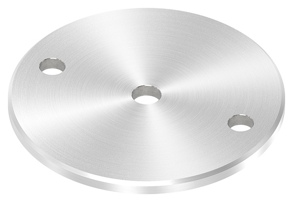Ankerplatte Ø 120 x 6 mm mit Zentrierbohrung- Ø 12-5 mm V2A-11-2223RF.4