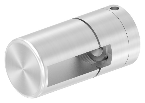 BRENK-fix® Grundhalter fuer Flachstaebe 40 x 10mm- ALU-88-11BR-F4010M8.ALU