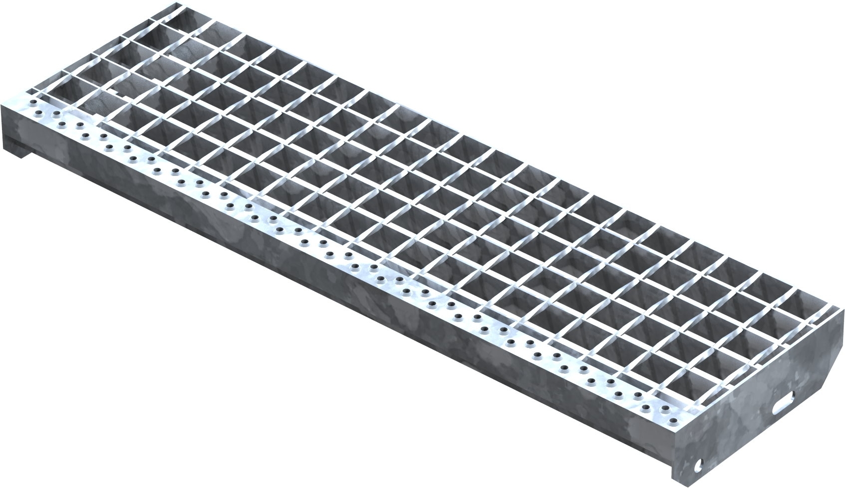 Schweisspressroststufe Metallstufe 900x240 mm Masche 34-38 mm Tragstab 35-2 mm S235JR feuerverzinkt-25-902430302.7